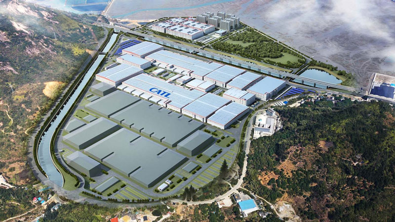 寧德時(shí)代鋰離子動(dòng)力電池生產(chǎn)基地